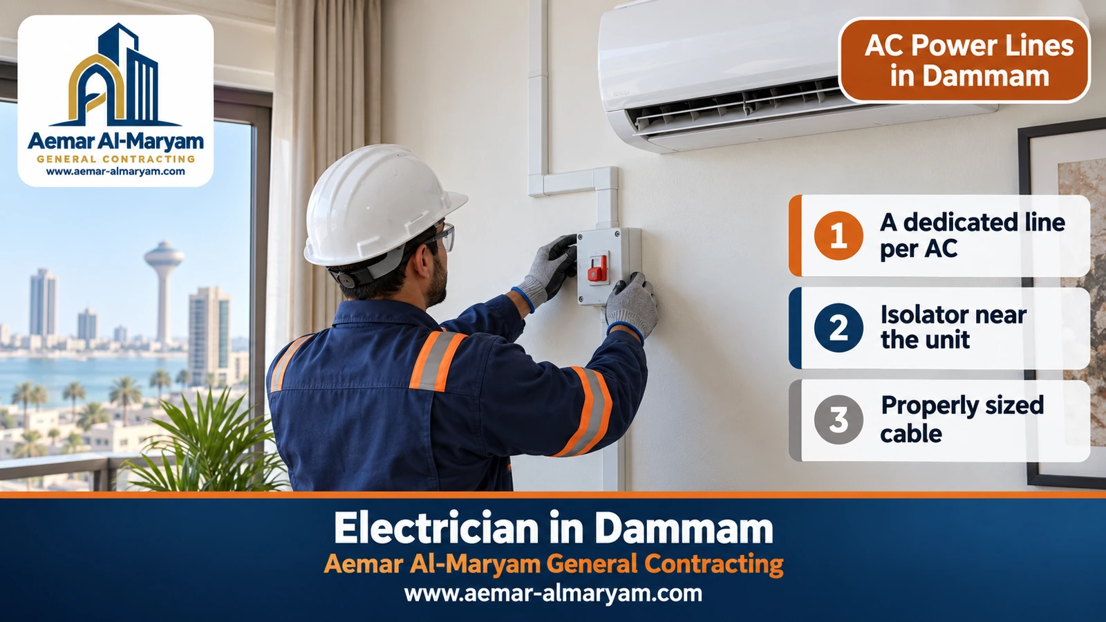 AC Power Lines in Dammam