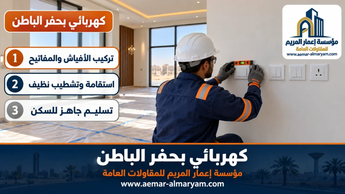 كهربائي بحفر الباطن