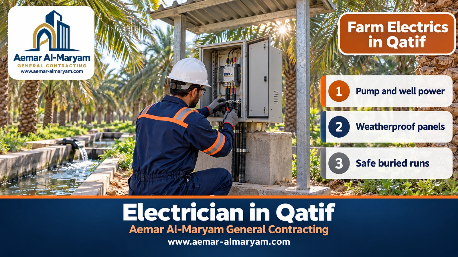 Farm Electrics in Qatif