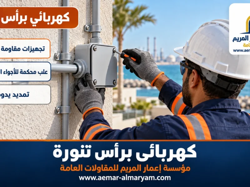 كهربائي برأس تنورة