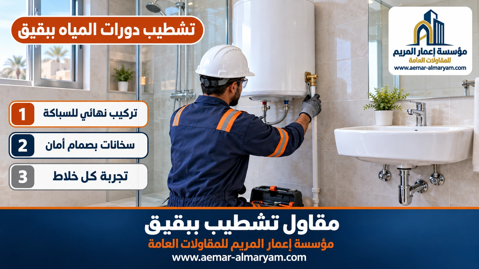 تشطيب دورات المياه ببقيق