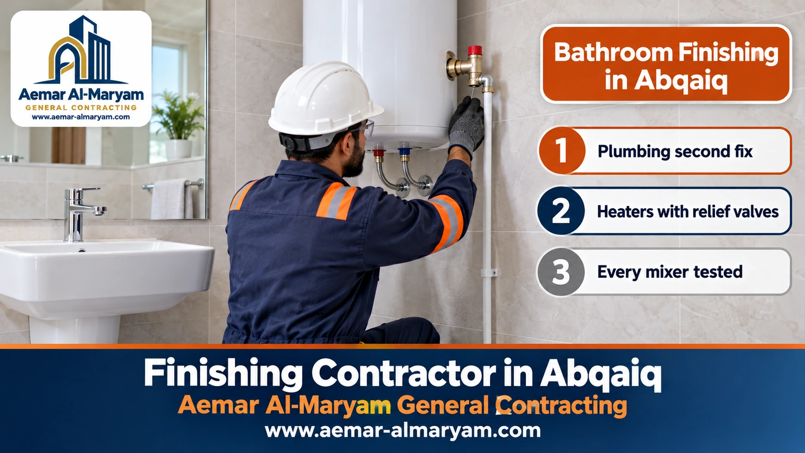 Bathroom Finishing in Abqaiq