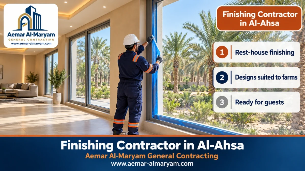 Finishing Contractor in Al-Ahsa