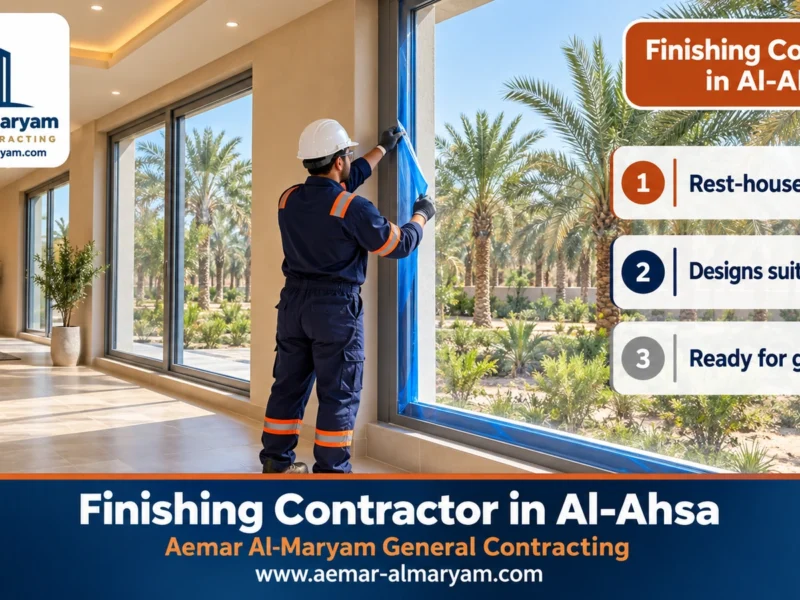 Finishing Contractor in Al-Ahsa