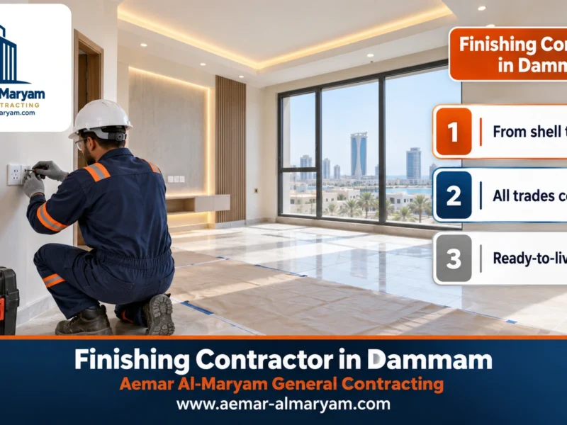 Finishing Contractor in Dammam