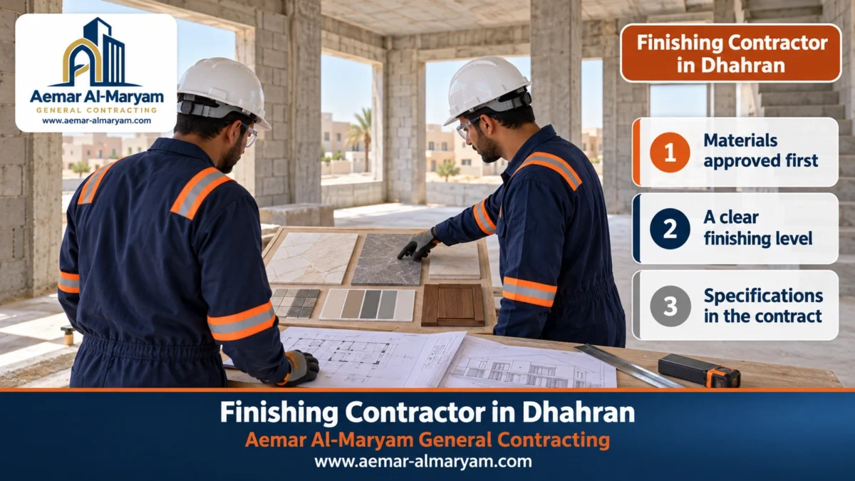 Finishing Contractor in Dhahran