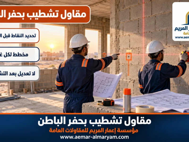 مقاول تشطيب بحفر الباطن