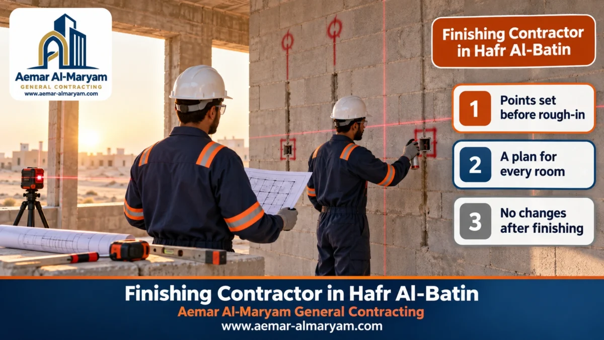 Finishing Contractor in Hafr Al-Batin