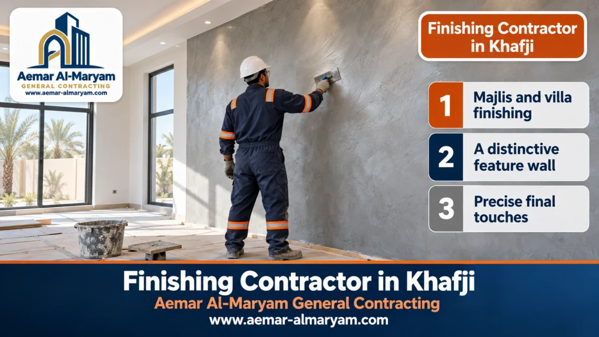 Finishing Contractor in Khafji
