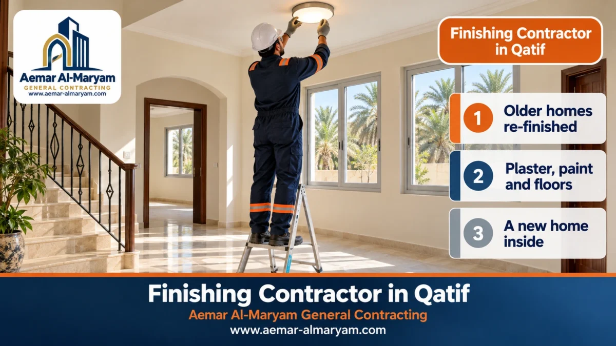 Finishing Contractor in Qatif
