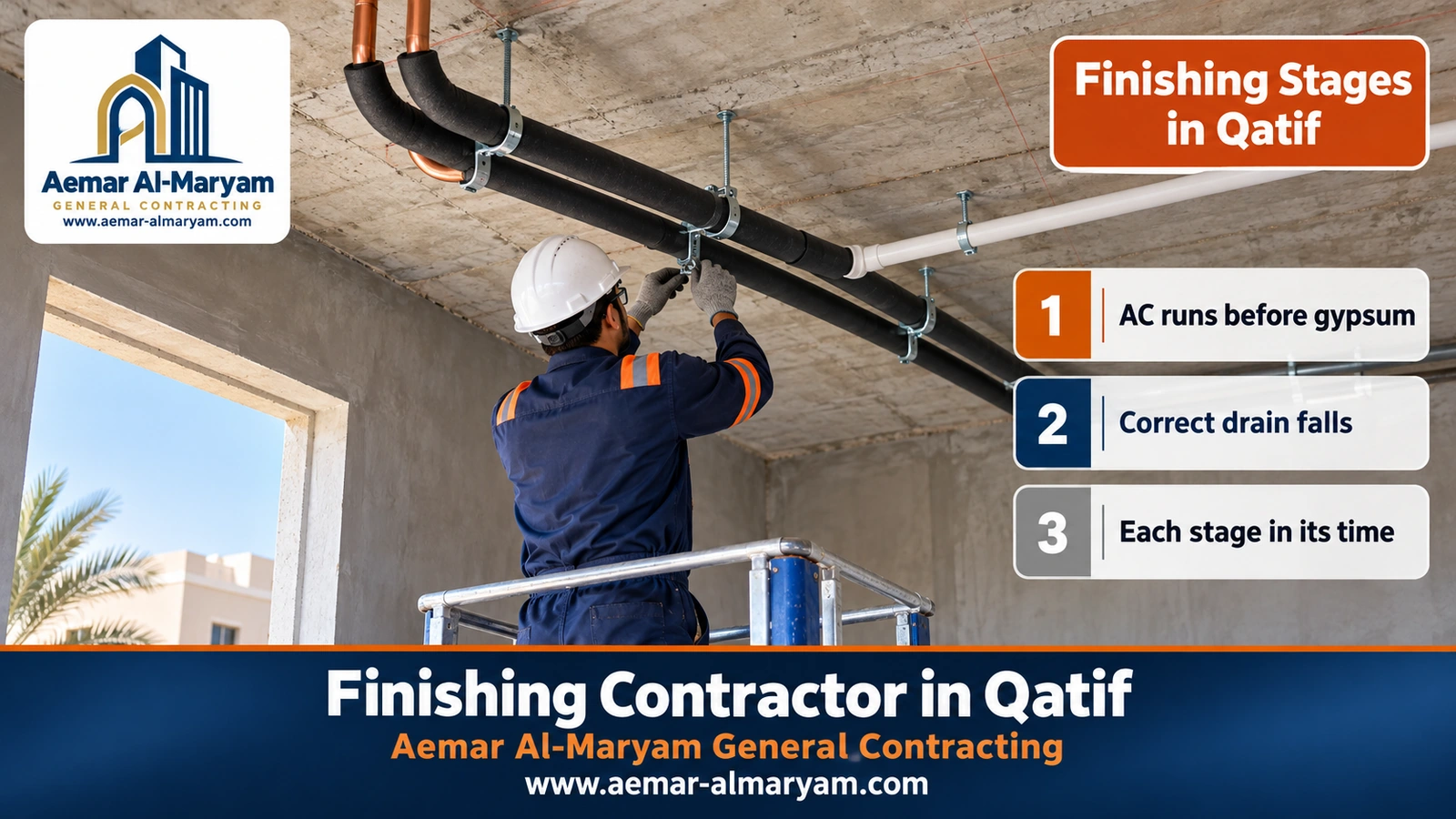 Finishing Stages in Qatif