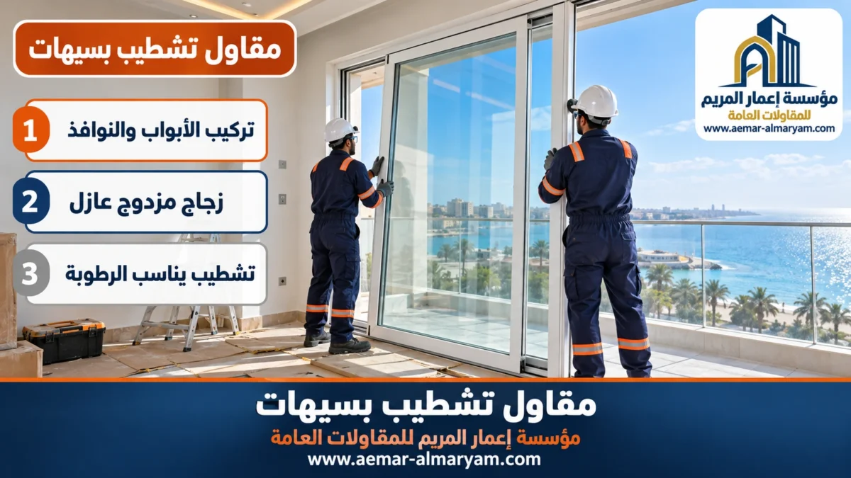 مقاول تشطيب بسيهات