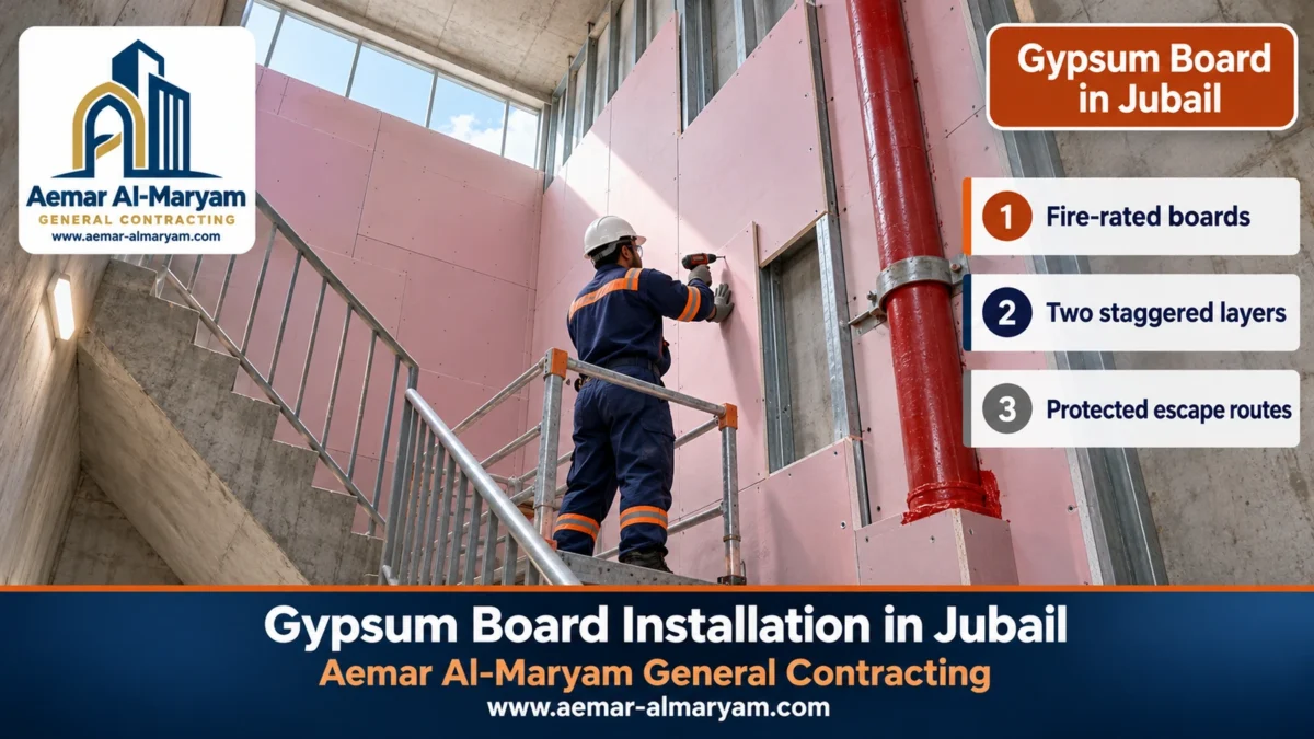 Gypsum Board in Jubail