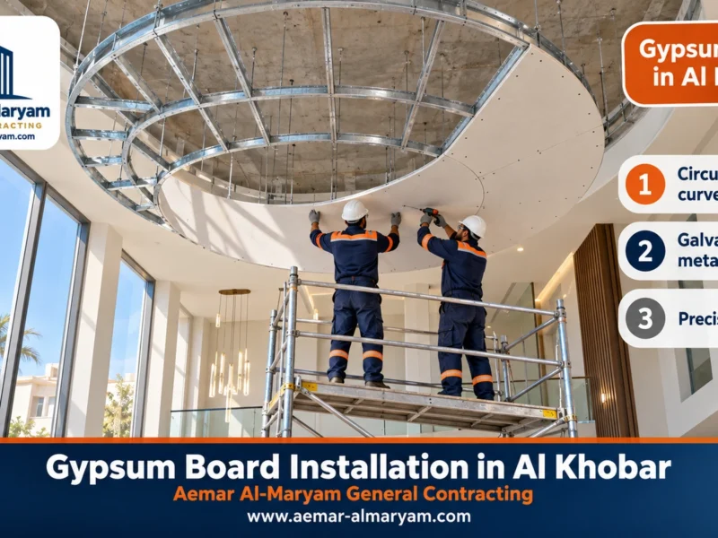 Gypsum Board Installation in Al Khobar