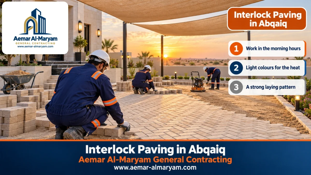 Interlock Paving in Abqaiq