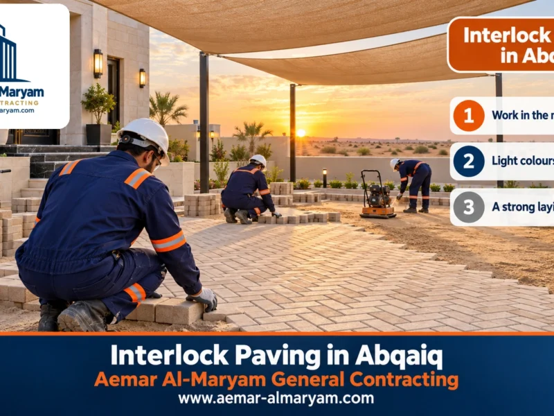Interlock Paving in Abqaiq