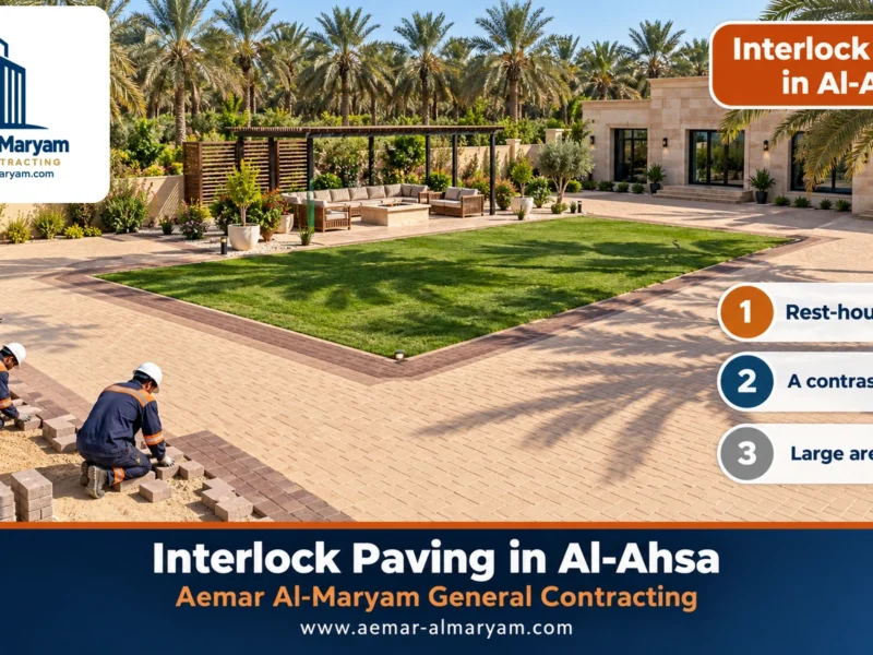 Interlock Paving in Al-Ahsa
