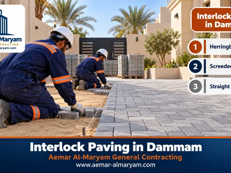 Interlock Paving & Kerbs in Dammam