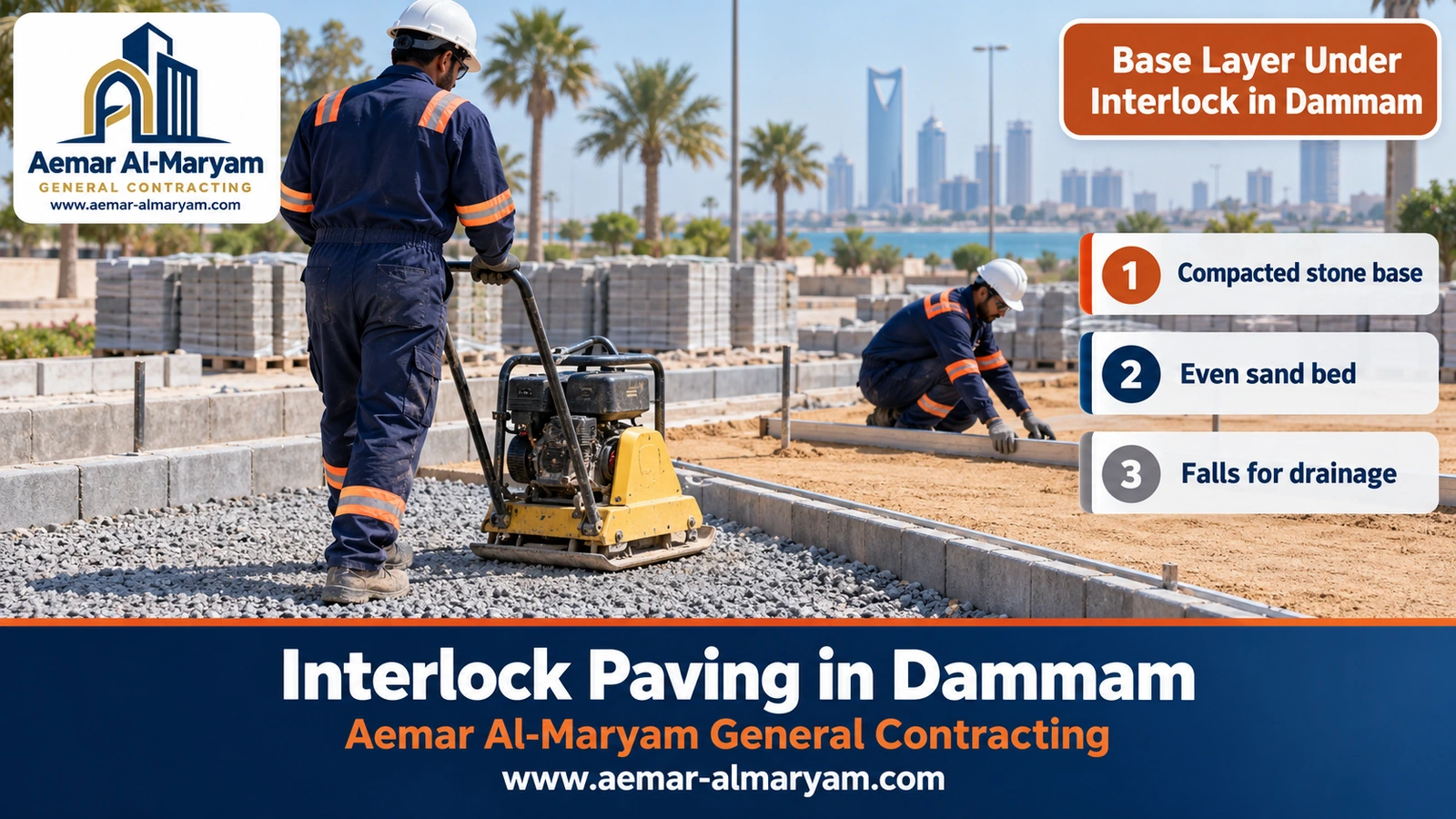 Base Layer Under Interlock in Dammam