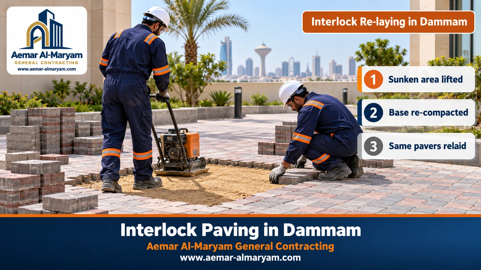 Interlock Re-laying in Dammam