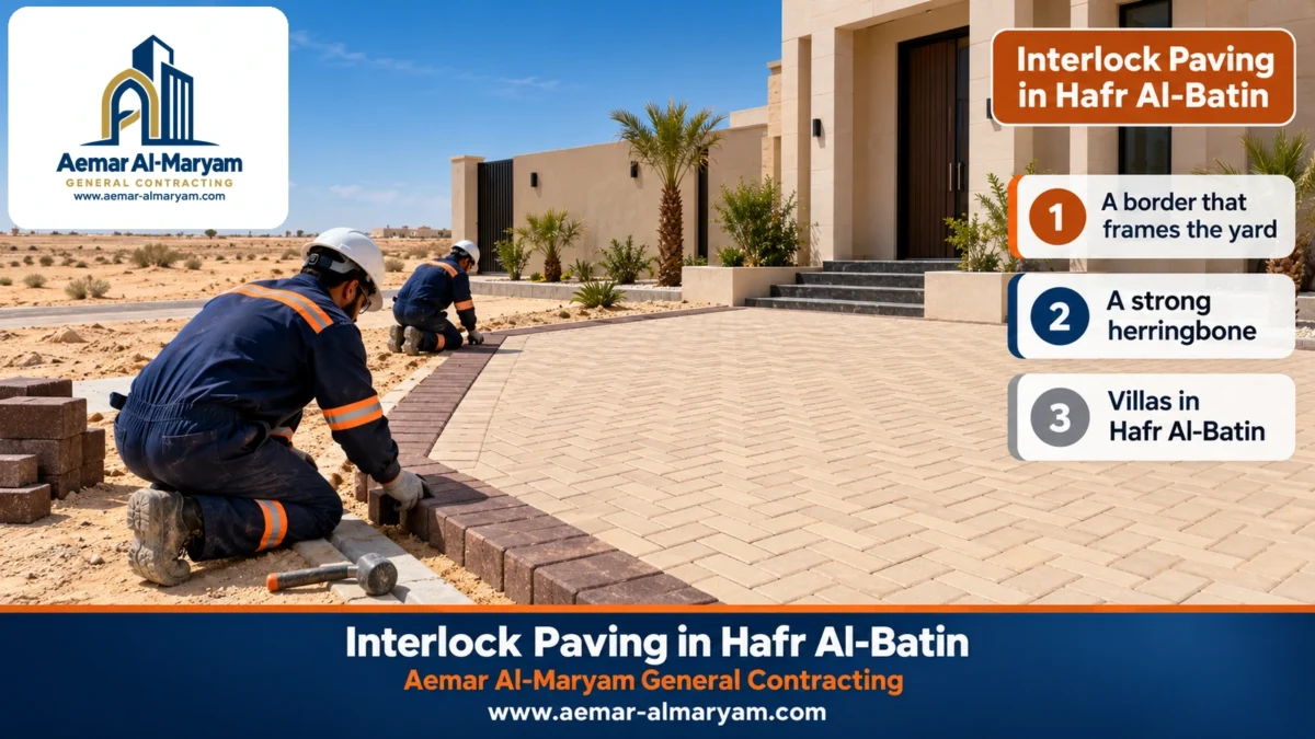 Interlock Paving in Hafr Al-Batin