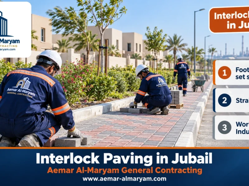 Interlock Paving in Jubail