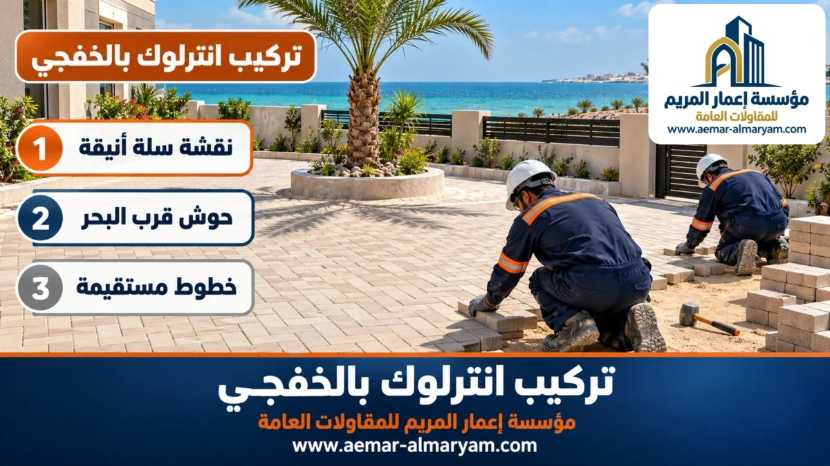 تركيب انترلوك بالخفجي