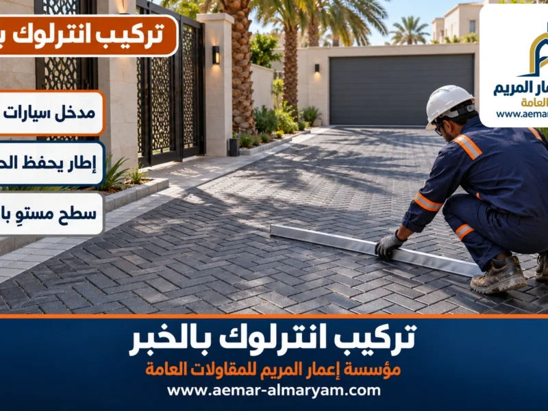 تركيب انترلوك بالخبر
