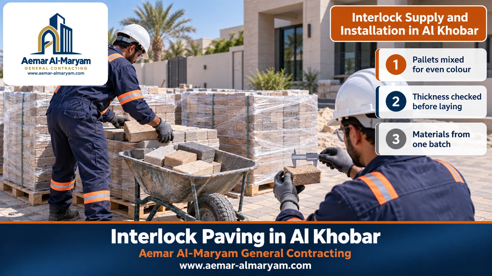 Interlock Supply and Installation in Al Khobar