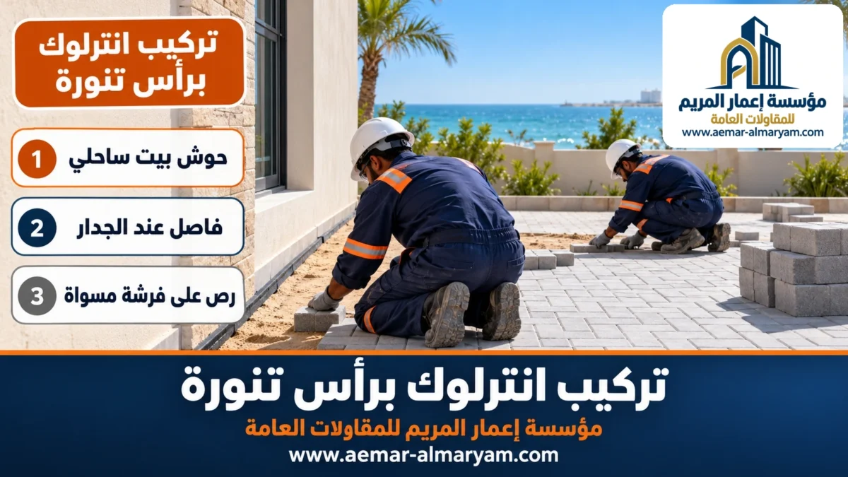 تركيب انترلوك برأس تنورة