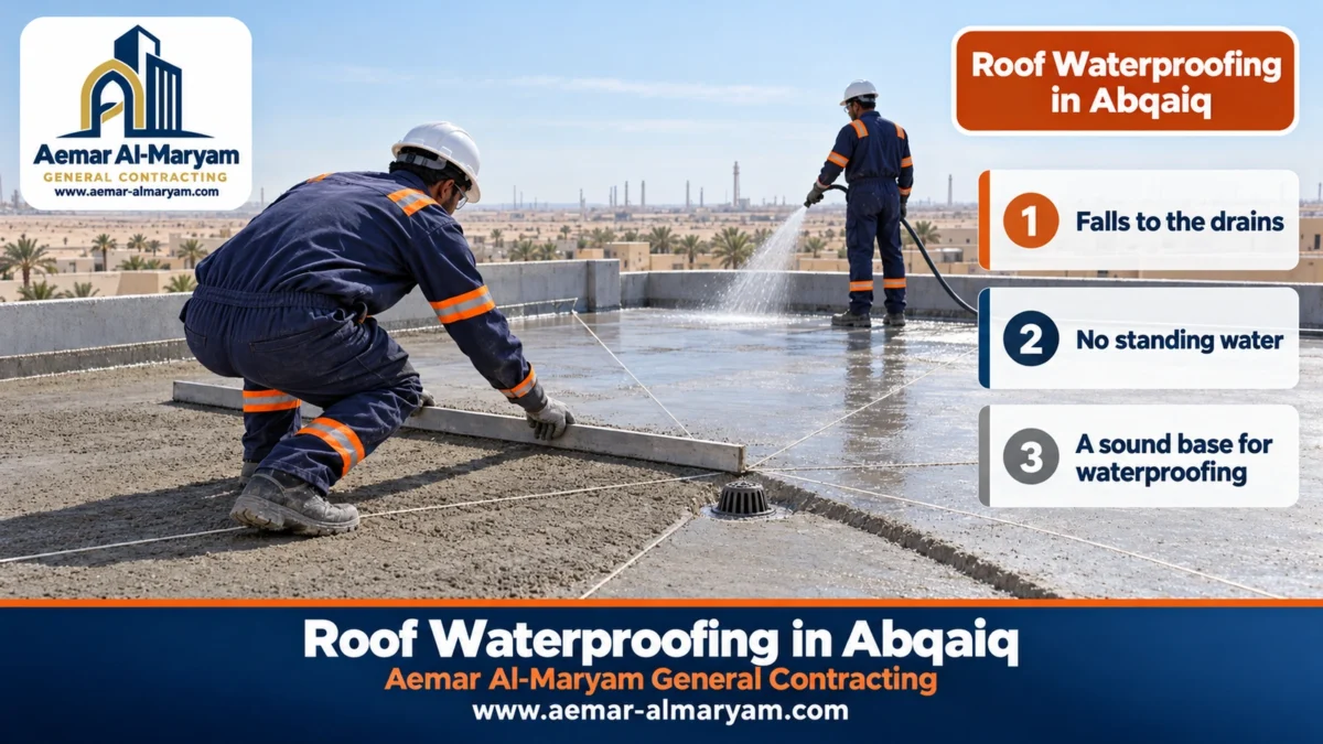 Roof Waterproofing in Abqaiq