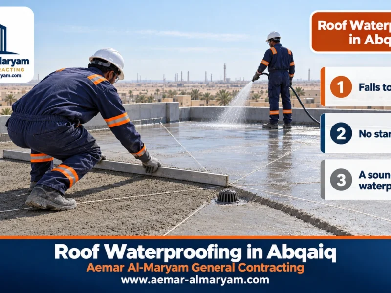 Roof Waterproofing & Insulation in Abqaiq