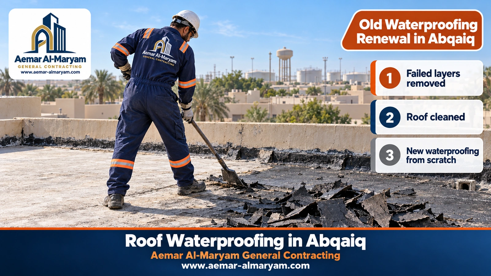 Old Waterproofing Renewal in Abqaiq