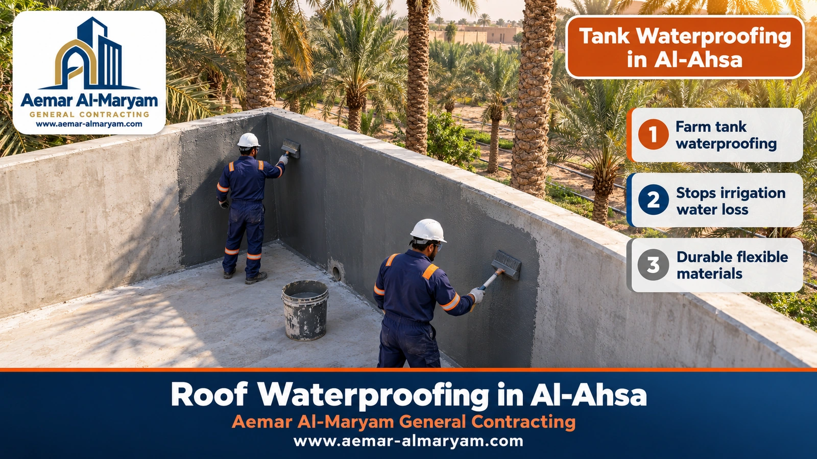 Tank Waterproofing in Al-Ahsa
