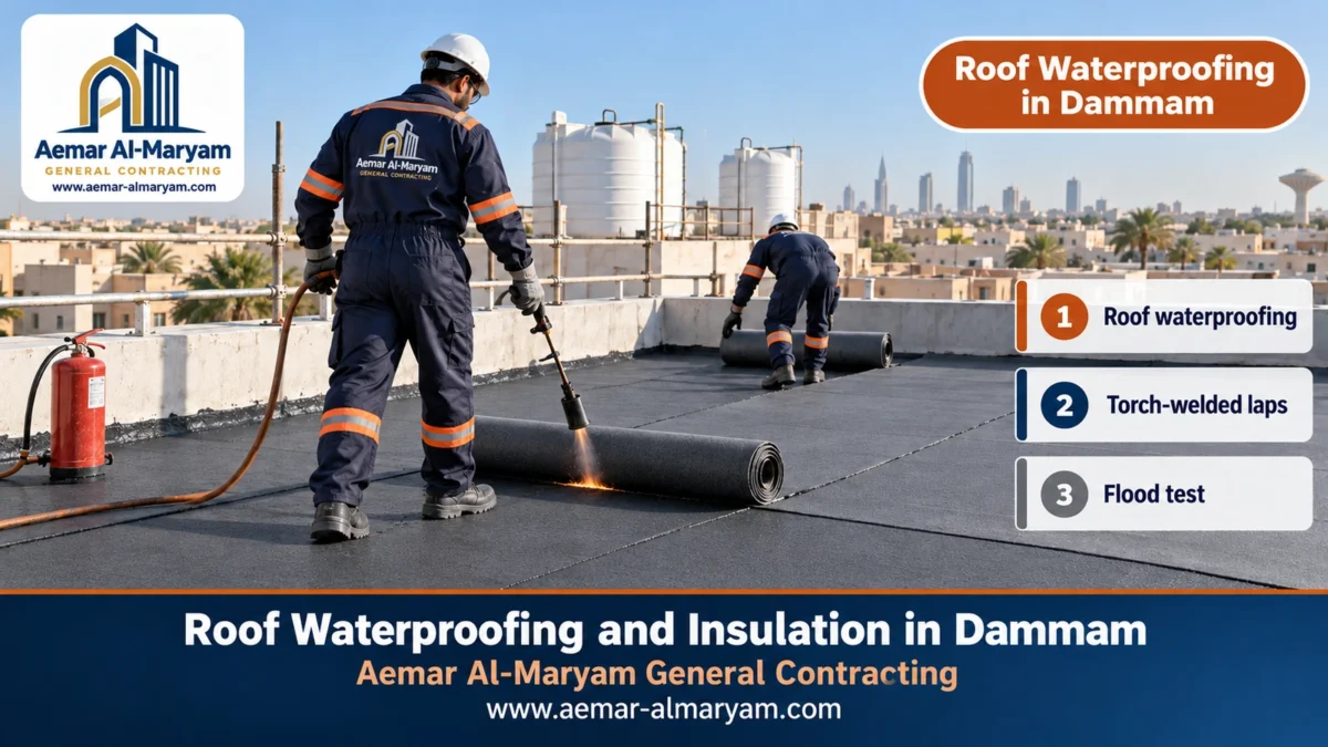 Roof Waterproofing in Dammam