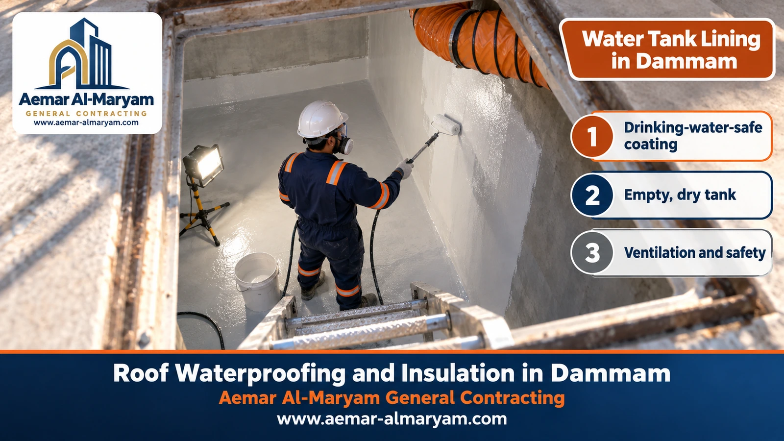 Water Tank Lining in Dammam