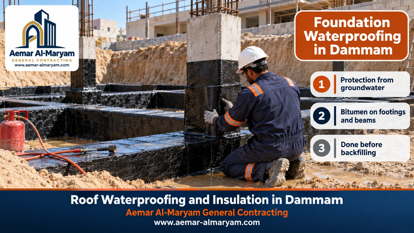 Foundation Waterproofing in Dammam