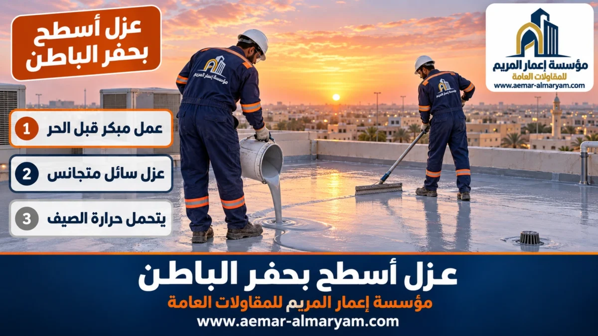عزل أسطح بحفر الباطن