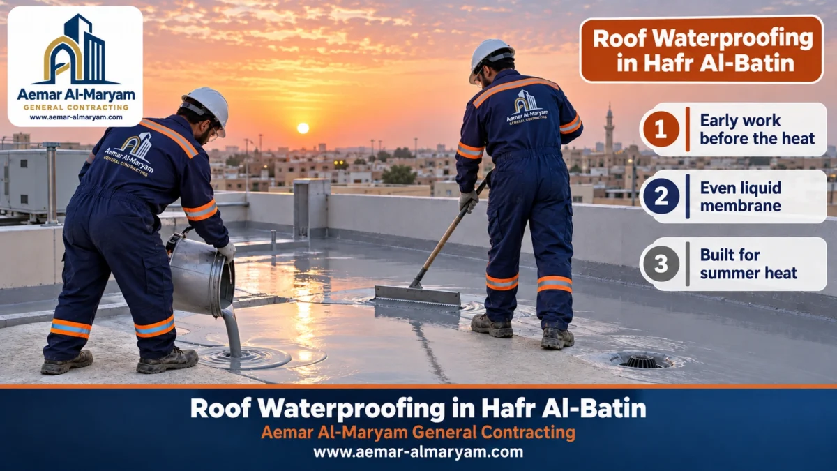 Roof Waterproofing in Hafr Al-Batin