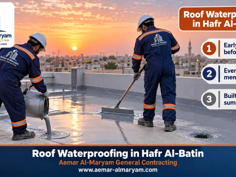 Roof Waterproofing & Insulation in Hafr Al-Batin