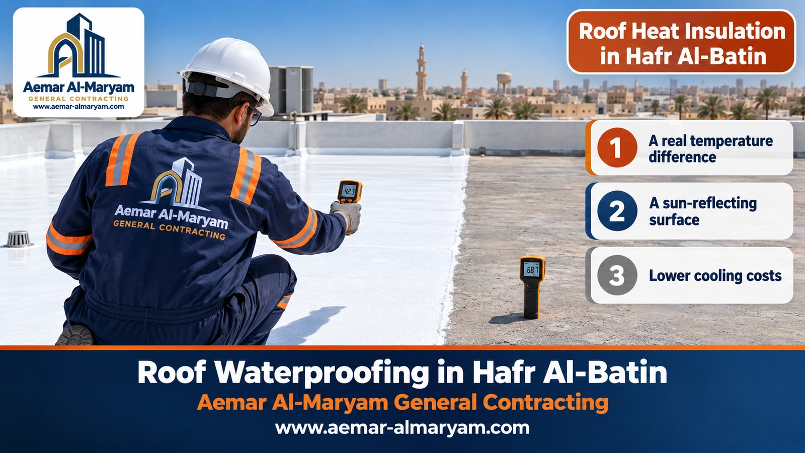 Roof Heat Insulation in Hafr Al-Batin