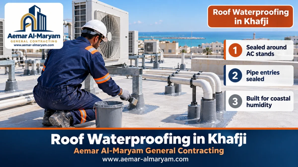 Roof Waterproofing in Khafji