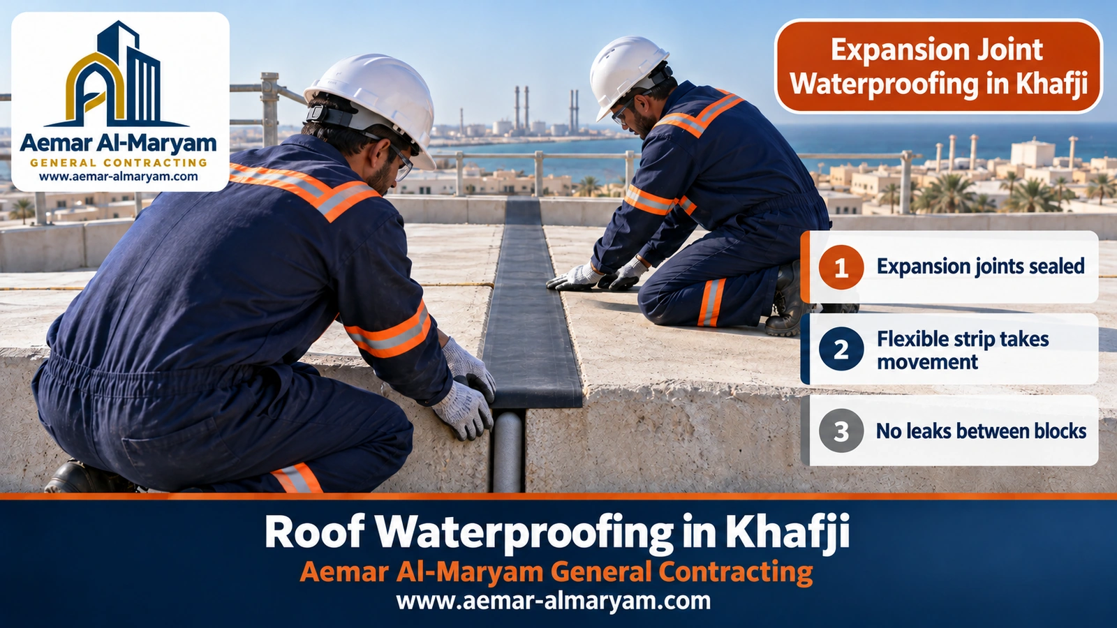 Expansion Joint Waterproofing in Khafji