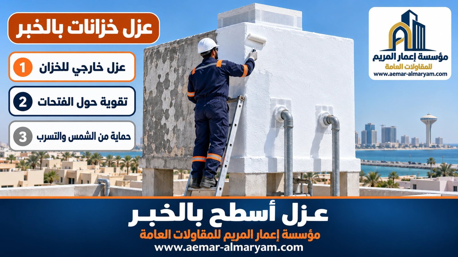 عزل خزانات بالخبر