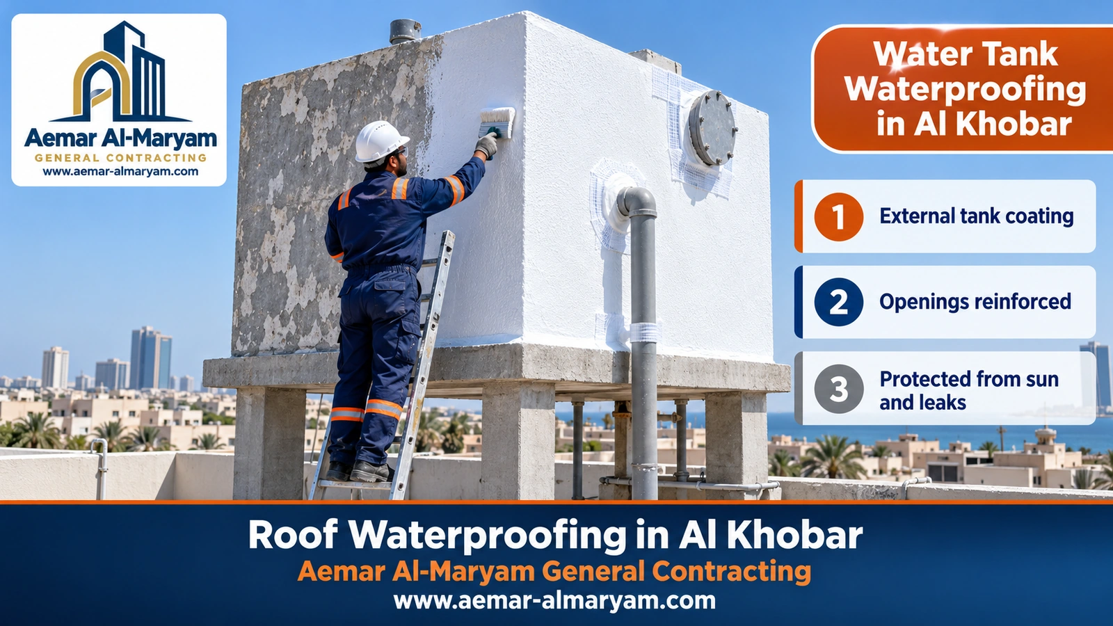 Water Tank Waterproofing in Al Khobar