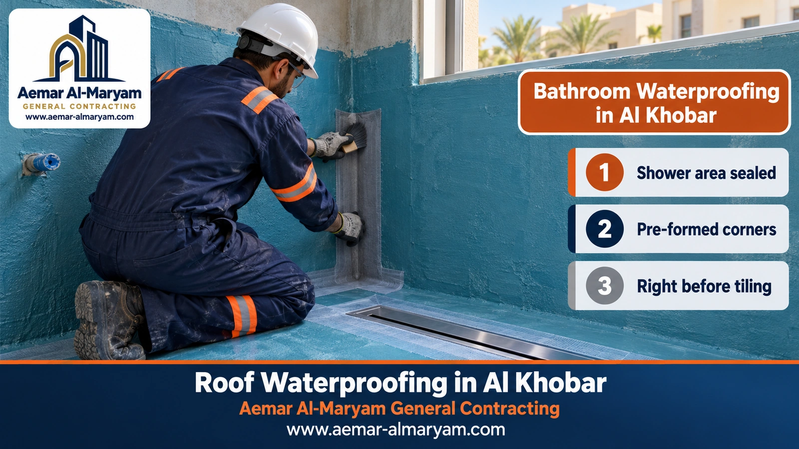 Bathroom Waterproofing in Al Khobar