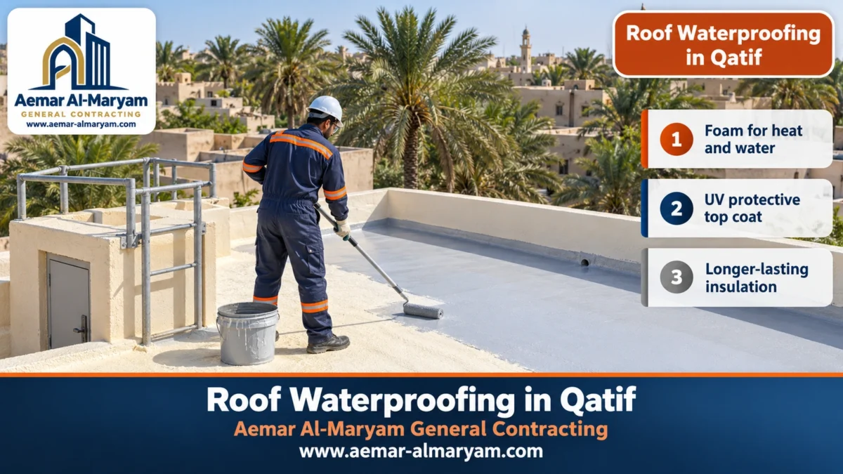 Roof Waterproofing in Qatif