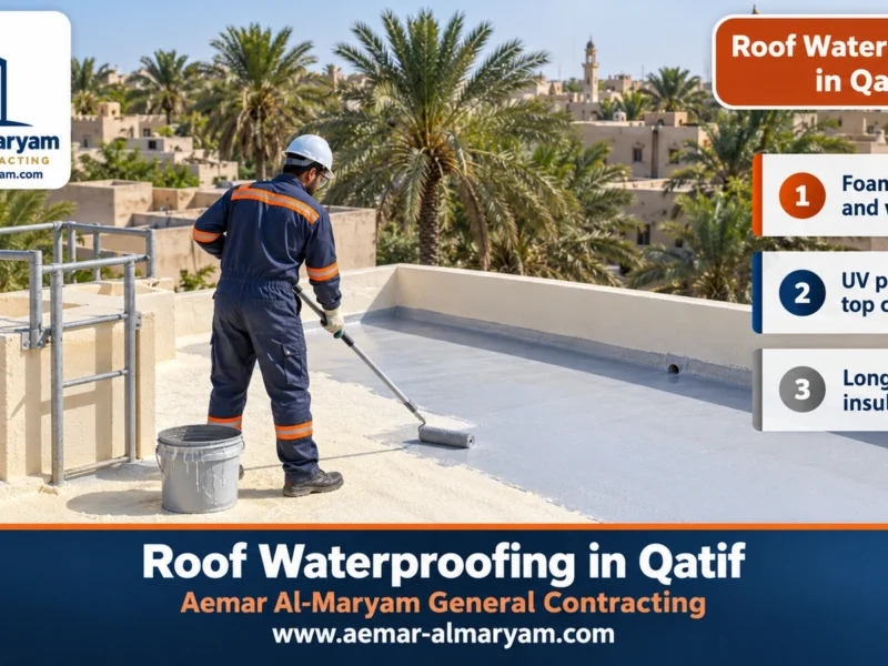 Roof Waterproofing & Insulation in Qatif