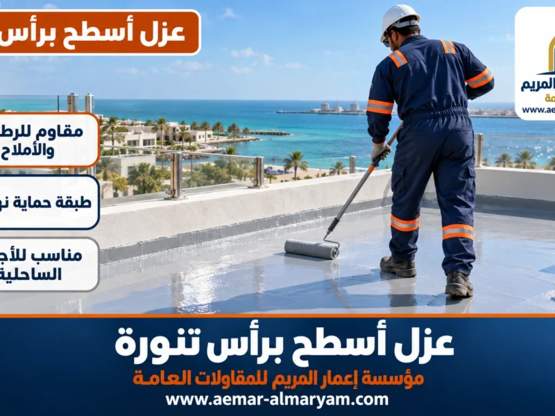 عزل أسطح برأس تنورة