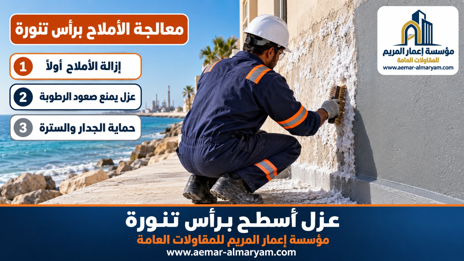 معالجة الأملاح برأس تنورة